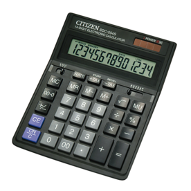 Настолен калкулатор Citizen SDC-554S, голям, 14 разряден дисплей